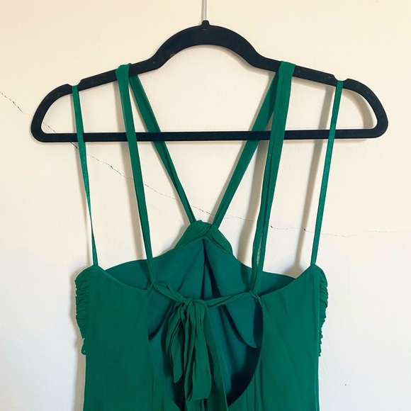 Gorgeous Green Silk BCBGMAXAZRIA Evening Dress NWT - Picture 3 of 7